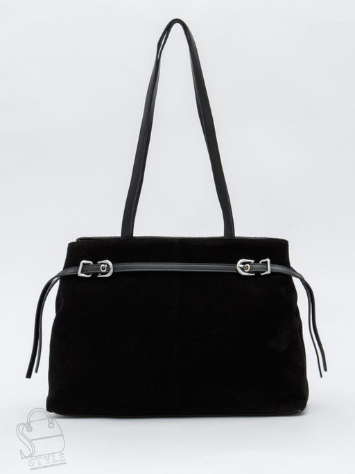 Сумка женская кожаная 8021-1S black Velina Fabbiano-Safenta