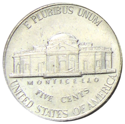 Монета 5 центов 1994 года D США