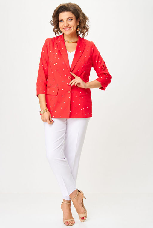 Костюм БелЭльСтиль 412/586-Р красный+белый