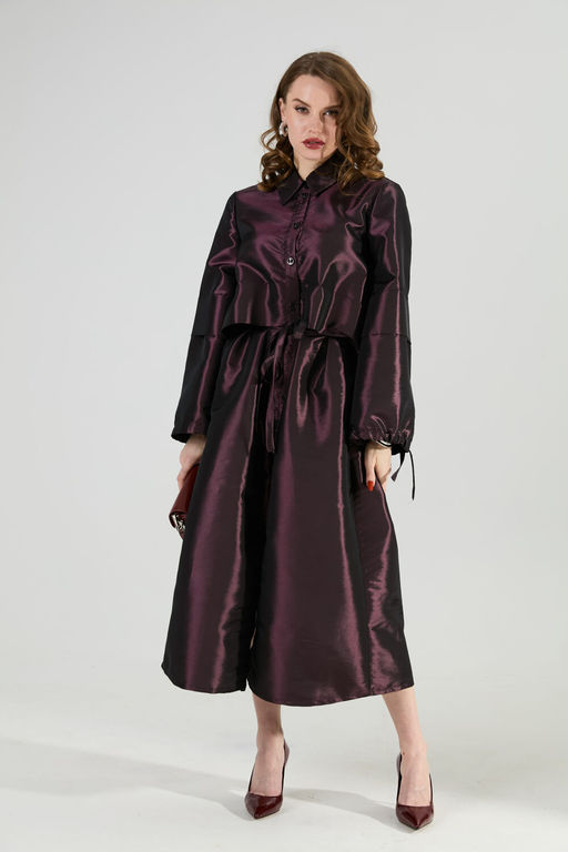 Платье NIKVA н944-9 сливовый  фото 4