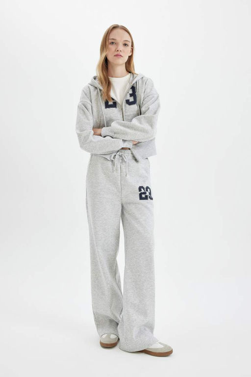 Крутой кардиган из плотной ткани с капюшоном и принтом оверсайз - Defacto фото 2