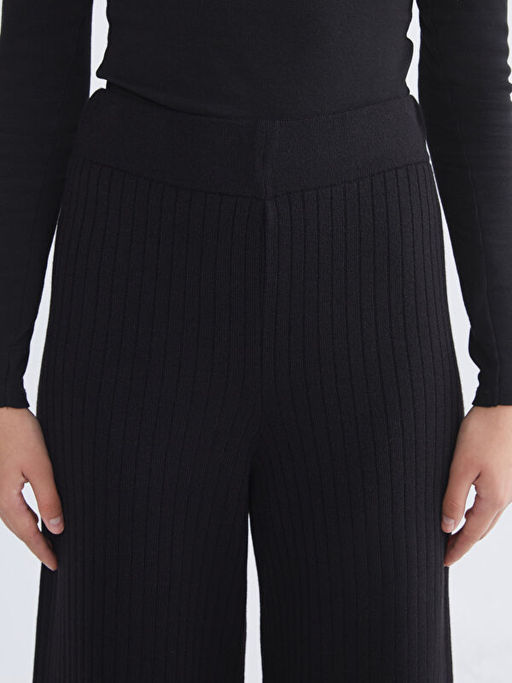 Beli Lastikli Geni? Pa?a Kad?n Triko Pantolon