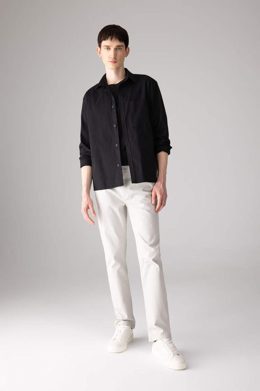 Gabardin Chino Kanvas Pantolon Regular Fit Fermuar Cepli Duz Paca - Defacto фото 2