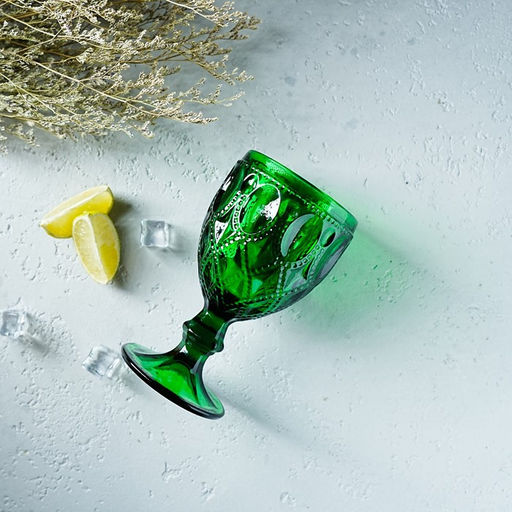 Бокал Magistro «Варьете», 320 мл, стекло, зелёный