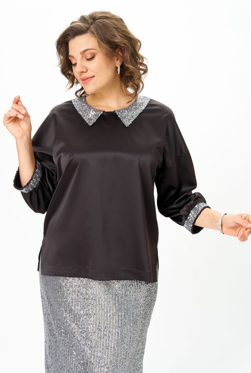 Костюм ANDINA CITY 9089-25 черный/серый