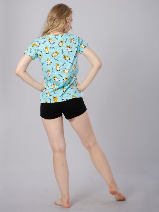 Пижама "Корги", трикотаж