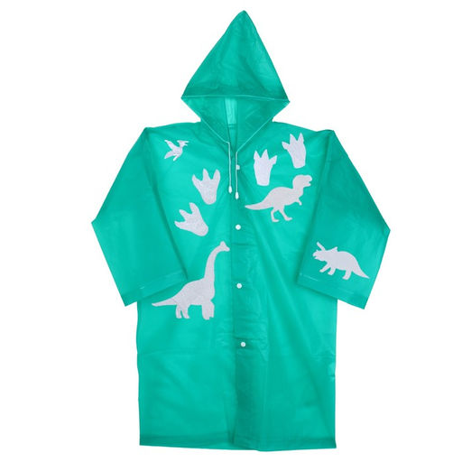 Дождевик Динозаврики со светоотражающими наклейками, рост 120-160 см - Funny toys фото 2