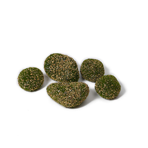 Мох искусственный, для декора, «Камни с мелкой каменной крошкой», набор 5 шт., коричневый, Greengo