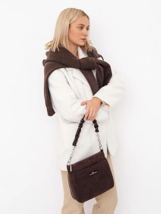 Сумка 2378YF  chocolate Polina&Eiterou