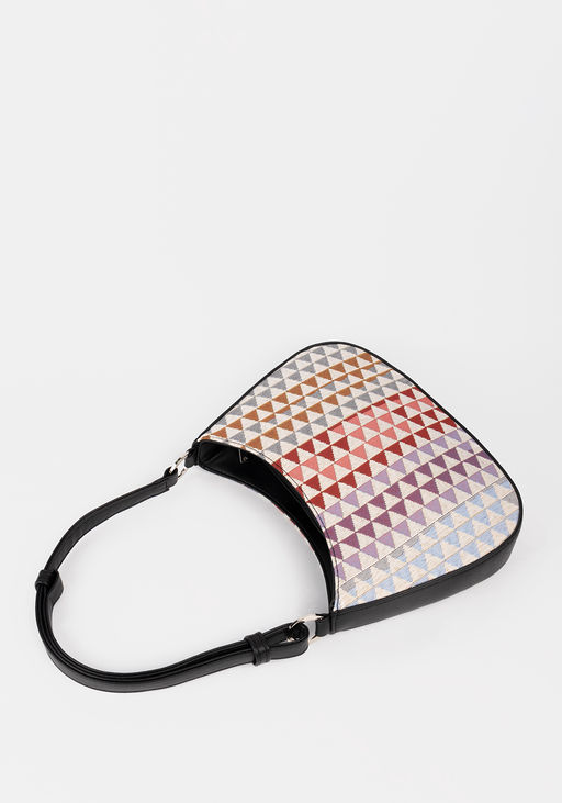 Сумка из гобелена на плечо №1615 | гобелен | гладкий | цветной | Арлекино | 34142 - L-craft фото 3