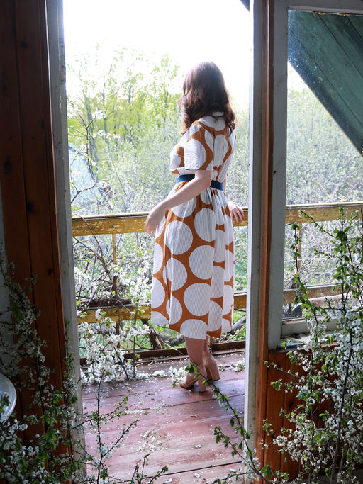 Платье белорусское летнее - Almond фото 8