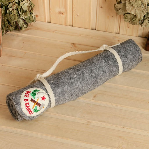 Коврик лежак для бани Все в баню, 150х50 см - Добропаровъ фото 2