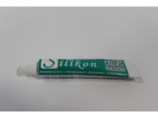 Клей герметик силикон прозрачный 8мл, 214671, 15шт.упак