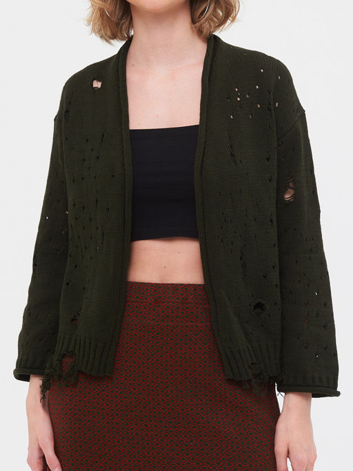 Кардиган л1342 бежевый - Стим фото 11