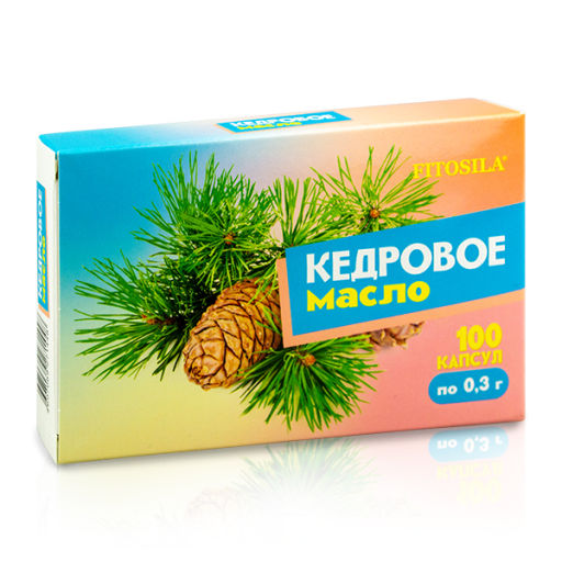 Кедровое масло 100 капс. х 0,3 г - Фитосила фото 2
