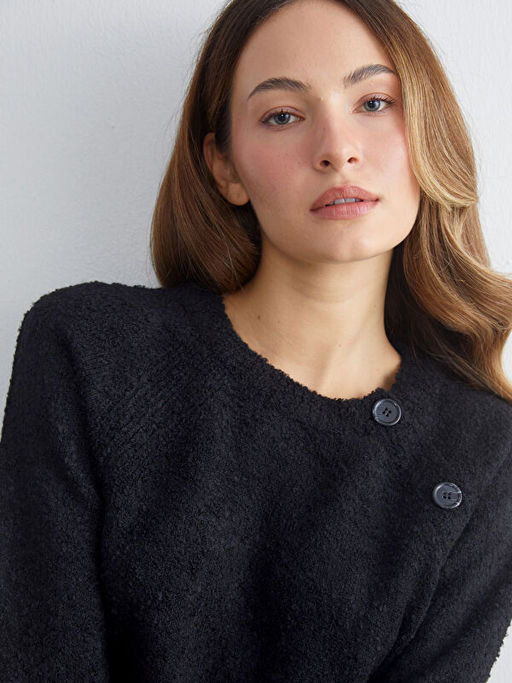 Bisiklet Yaka Kad?n Triko Kazak