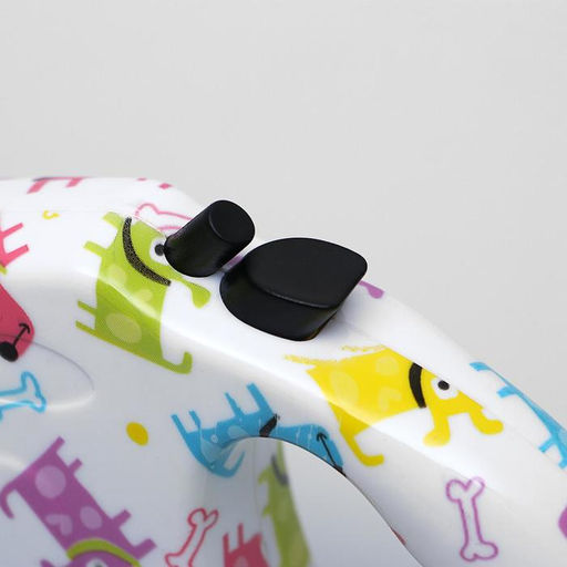 Рулетка Лапа, 5 м, до 35 кг, принт собаки - Пижон фото 3