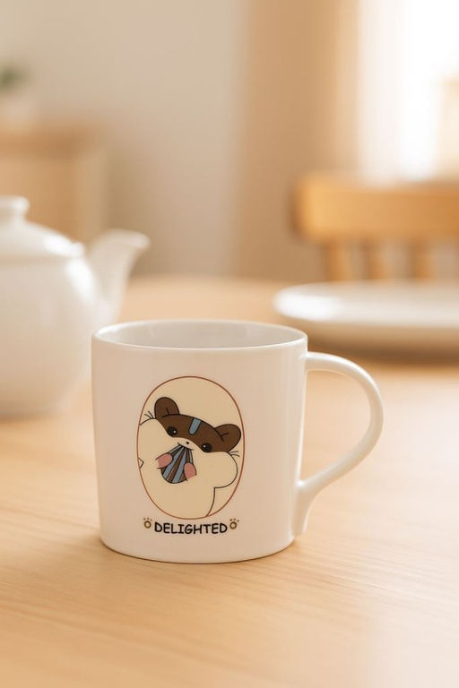 Кружка Delighted hamster, brown (360 ml)