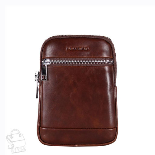 Сумка мужская кожаная 2023088-1BSH coffee Heanbag  в Новосибирске