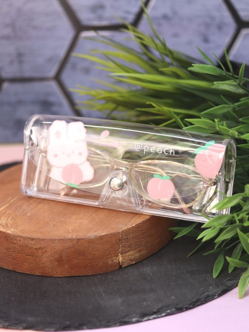 Чехол для очков GIRLY "Peach bunny"