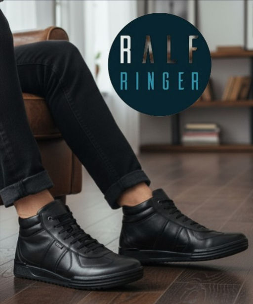 Ботинки демисезонные Ralf Ringer Raul из натуральной кожи черные фото 5