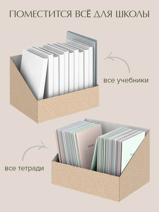 VAL OF-BC-2Rmono Коробка-органайзер для хранения, 30*23*20 см, набор 2 шт., моно, OPUS ROMANO FLORA, шт - Valiant фото 11