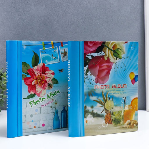 Фотоальбом магнитный на 20 листов Декор, 19.5?25?2 см, МИКС