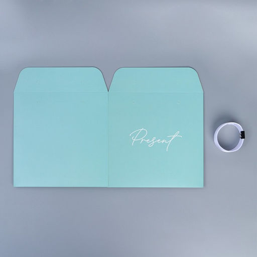 Цена за 5 шт. Коробка подарочная с лентами Present, 19×19×19 см