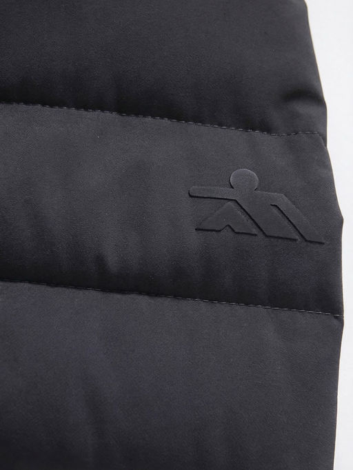 Куртка женская стёганая с капюшоном с графеновой подкладкой черного цвета 9624_1Ch