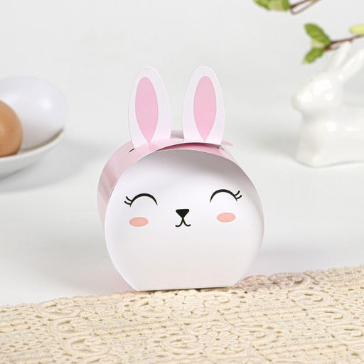 Цена за 10 шт. Формовая коробочка для яйца «Кролик» на пасху, 31 х 25,6 см.