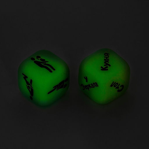 Кубики игральные для взрослых Секс места и позы, 2 шт., 2.5?2.5 см, 18+ - Время игры фото 3