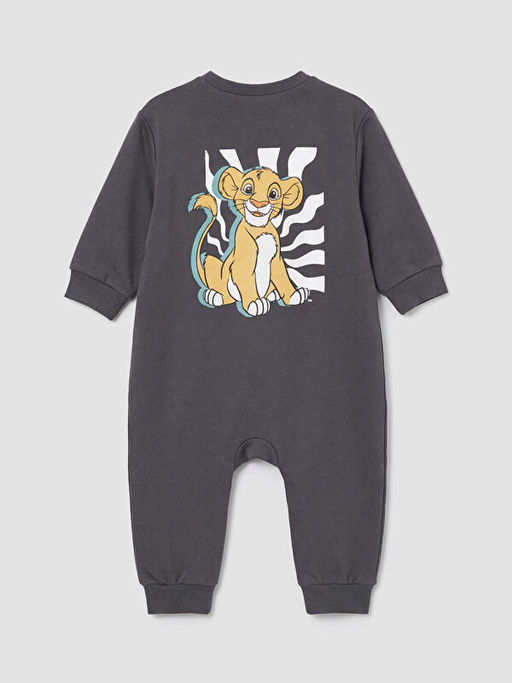 Aslan Kral Bask?l? Erkek Bebek Tulum