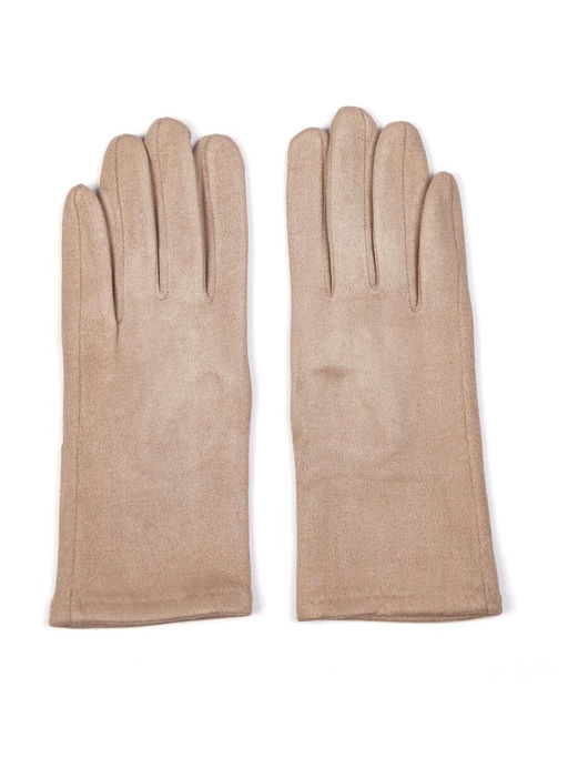 Перчатки с бархатистой поверхностью из полиэстера