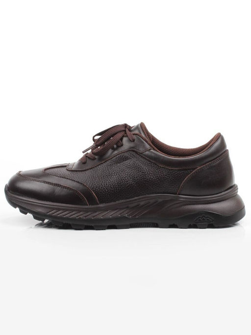 03-23192 BROWN Кроссовки мужские (натуральная кожа)