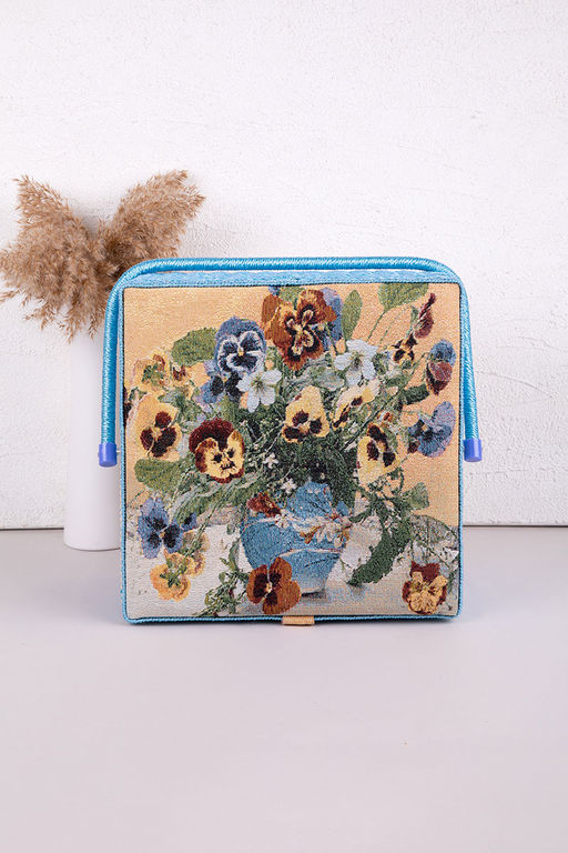 Gamma SBJ-003 шкатулка для швейных принадлежностей 31.5 х 31.5 х 19 см Анютины глазки