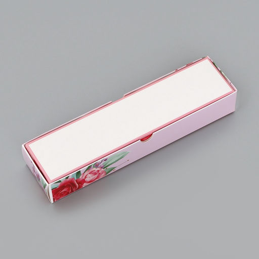 Цена за 2 шт. Коробка для 5 конфет с обечайкой, с окном Цветочки, 21?5?3.3 см