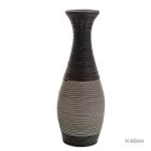 Ваза напольная 60 см Плетенка / 351 /уп 12/ серо-коричневый - Галеонтрейд фото 9