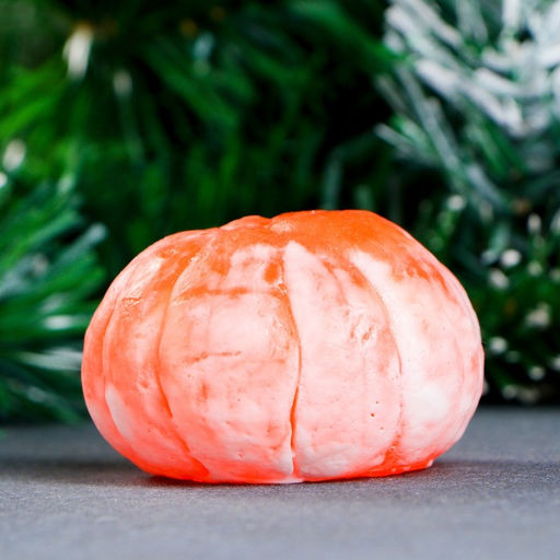 Цена за 2 шт. Фигурное мыло Мандарин очищенный 5х5х4см - Мыльные штучки фото 2