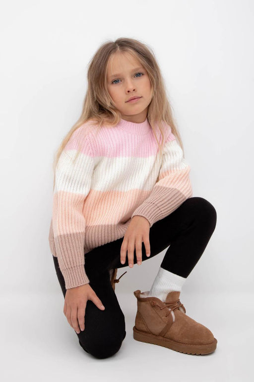 КВ 30136/ш/розовый беж,светлая астра джемпер для дев