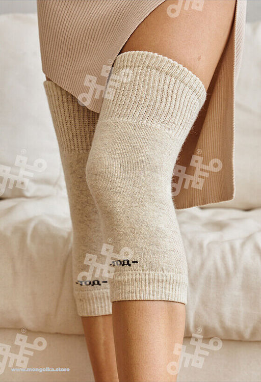 Наколенники короткие из 100% монгольской шерсти (арт. 03127) - Mongolka фото 8