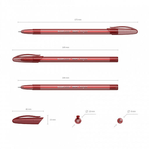 Цена за 50 шт. Ручка шариковая ErichKrause Neo® Stick Original 0.7, Super Glide Technology, цвет чернил черный (в коробке по 50 шт.)  фото 14