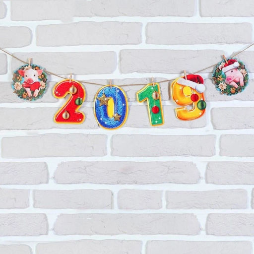 Цена за 6 шт. Набор для оформления "Натуральные прищепки" (10 прищепок 4,5 см, веревка 2м)