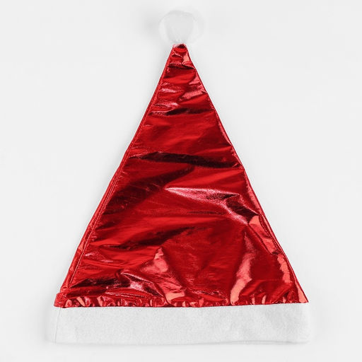 Карнавальный костюм «Новогодняя красавица»: платье, колпак, перчатки, чокер, р-р 42-44, красный