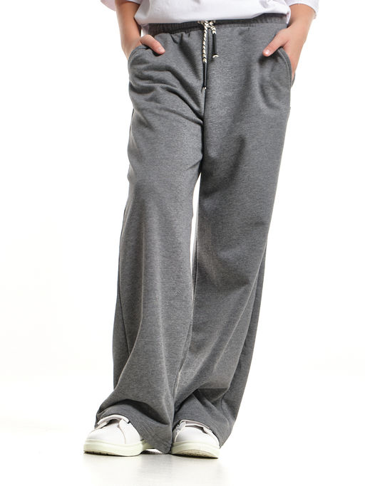 Брюки для девочки палаццо 22-8027 кофе - Mini maxi фото 19