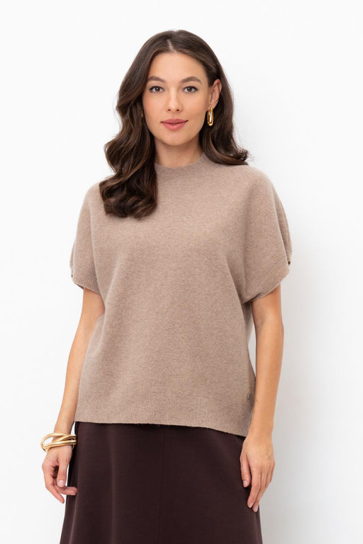 ЕВ 30181/ш/бежевый джемпер жен