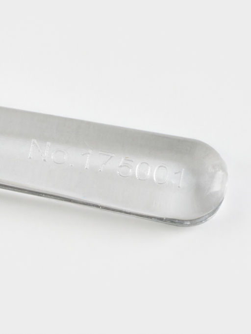 Цена за 30 шт. Вилка одноразовая для фуршета, набор 50 шт., 10 см, пластик, прозрачная