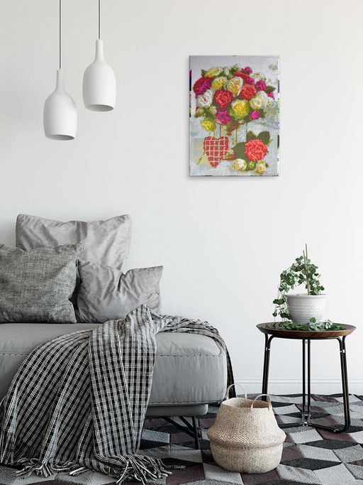 Набор для творчества Алмазная мозаика арт. 59810 / 20 ЛЕТНИЙ БУКЕТ размер: 30*40 см - Феникс+ фото 2