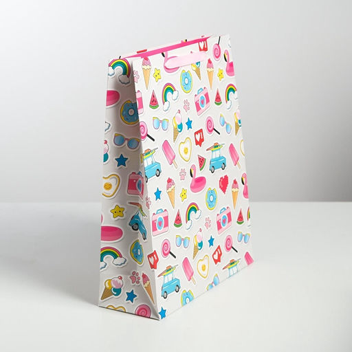 Пакет подарочный ламинированный, упаковка, «Хорошего настроения!», L 31×40×11.5 см