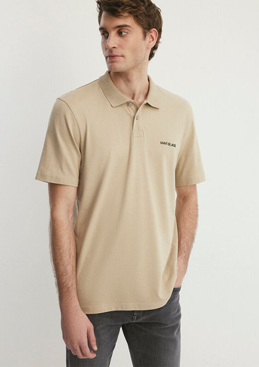 Siyah Polo Tisort - Mavi фото 13