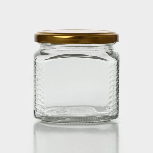Набор стеклянных банок с золотистой крышкой и этикеткой, ТО-82, 0,39 л, 6 шт - Simaland фото 3
